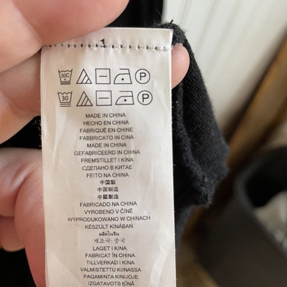 Michael Michael Kors Sweater Womens 1X Black Long Sleeve Boat Neck Shirt Top - Picture 8 of 13